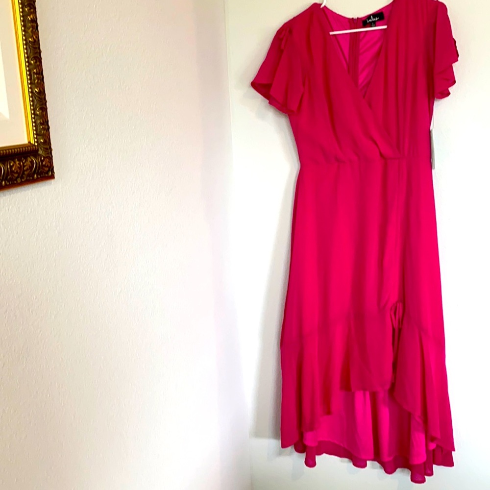 Party dress - Lulus, fuchsia, size L